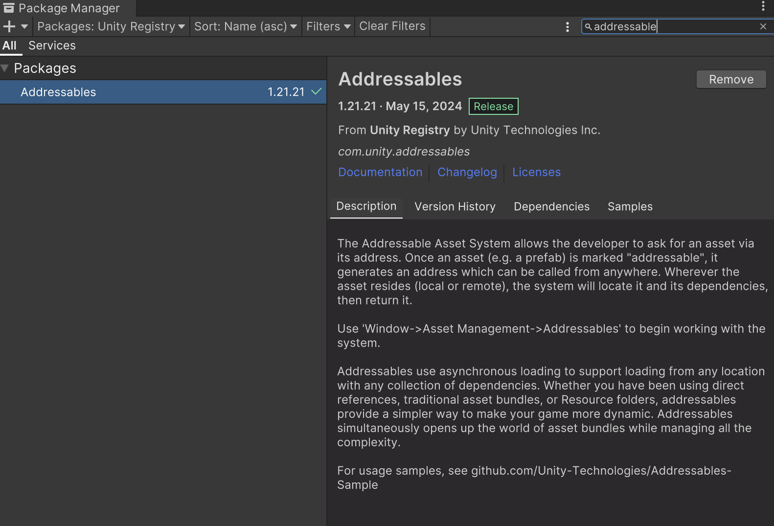 Addressable Import